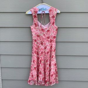 Pink Floral Ann Taylor Loft Dress